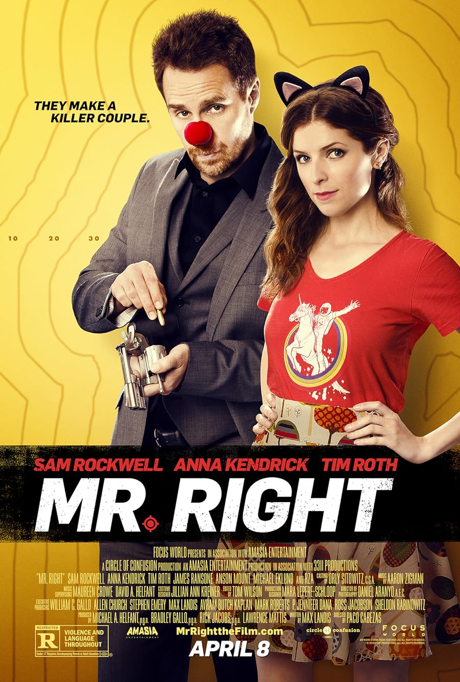 دانلود دوبله فارسی فیلم Mr. Right 2015