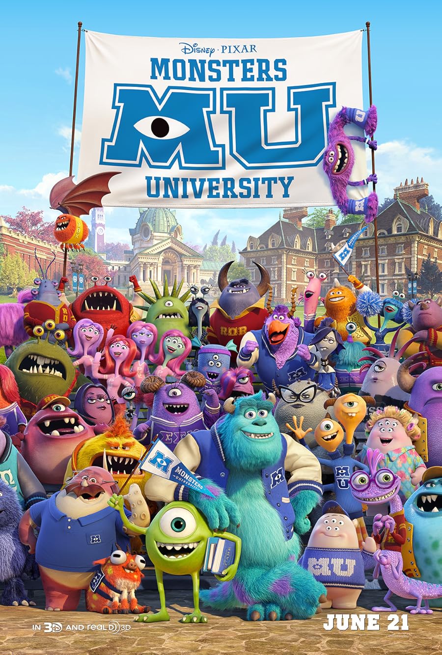 دانلود دوبله فارسی فیلم Monsters University 2013