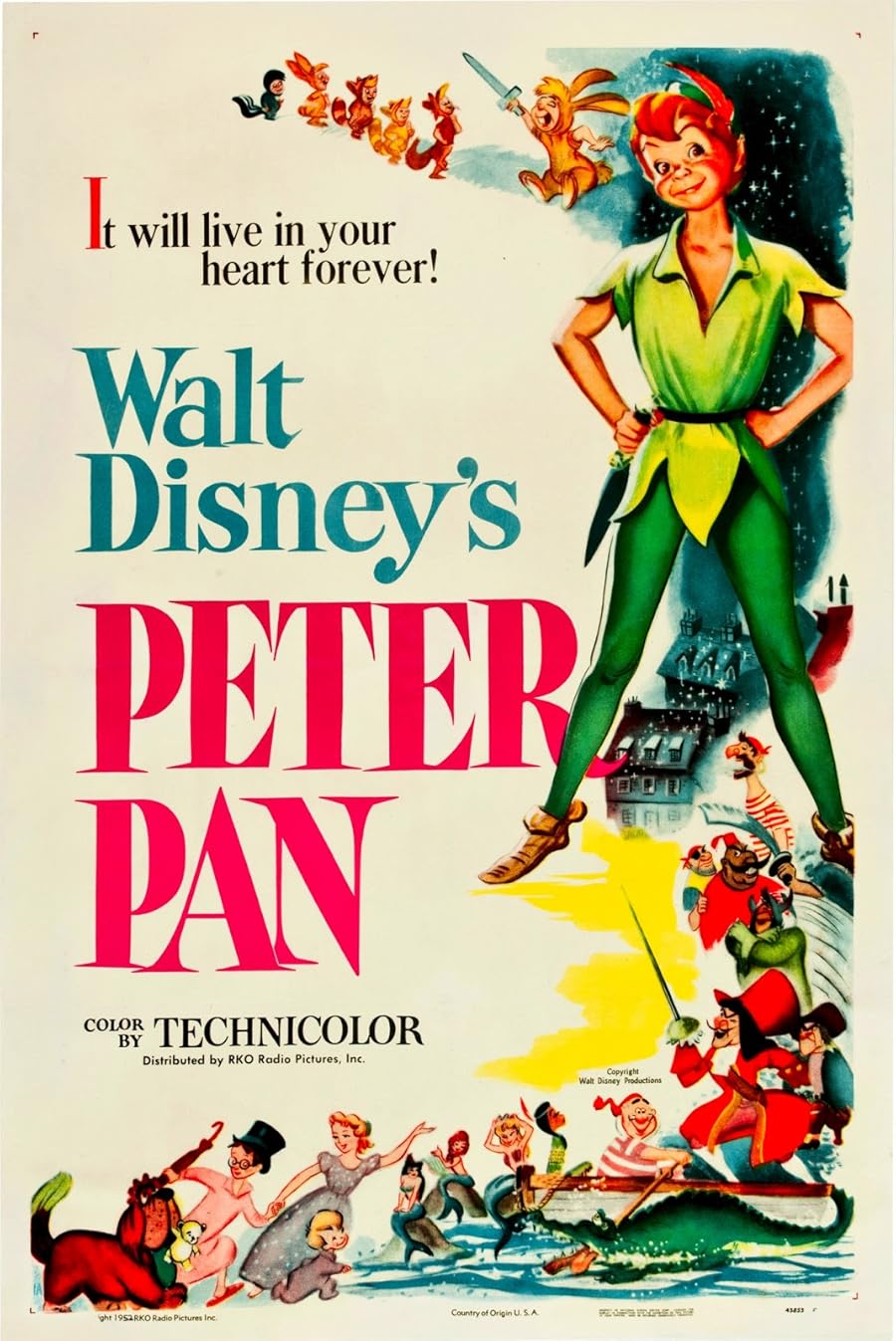 دانلود دوبله فارسی فیلم Peter Pan 1953
