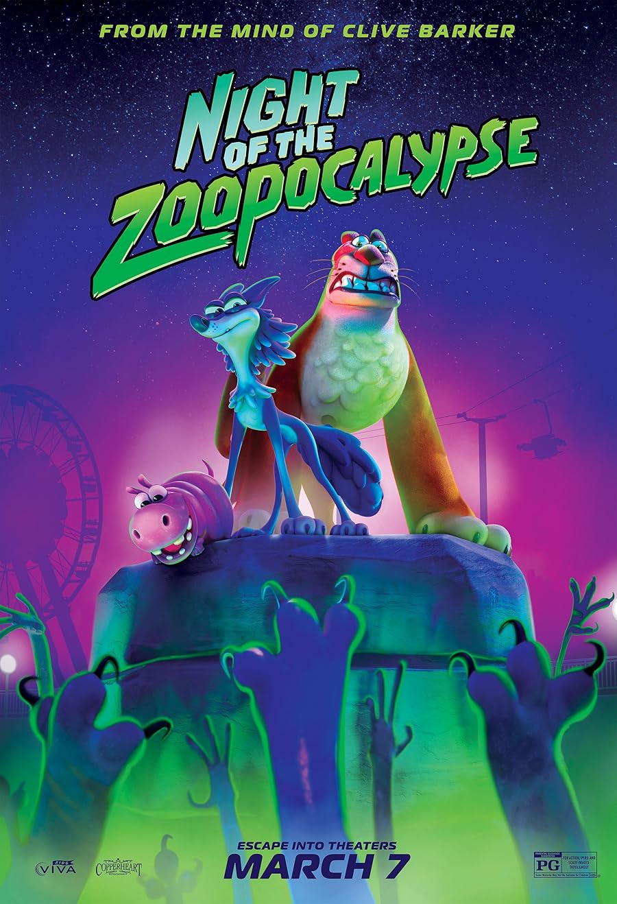 دانلود فیلم Night of the Zoopocalypse 2024 با دوبله اختصاصی