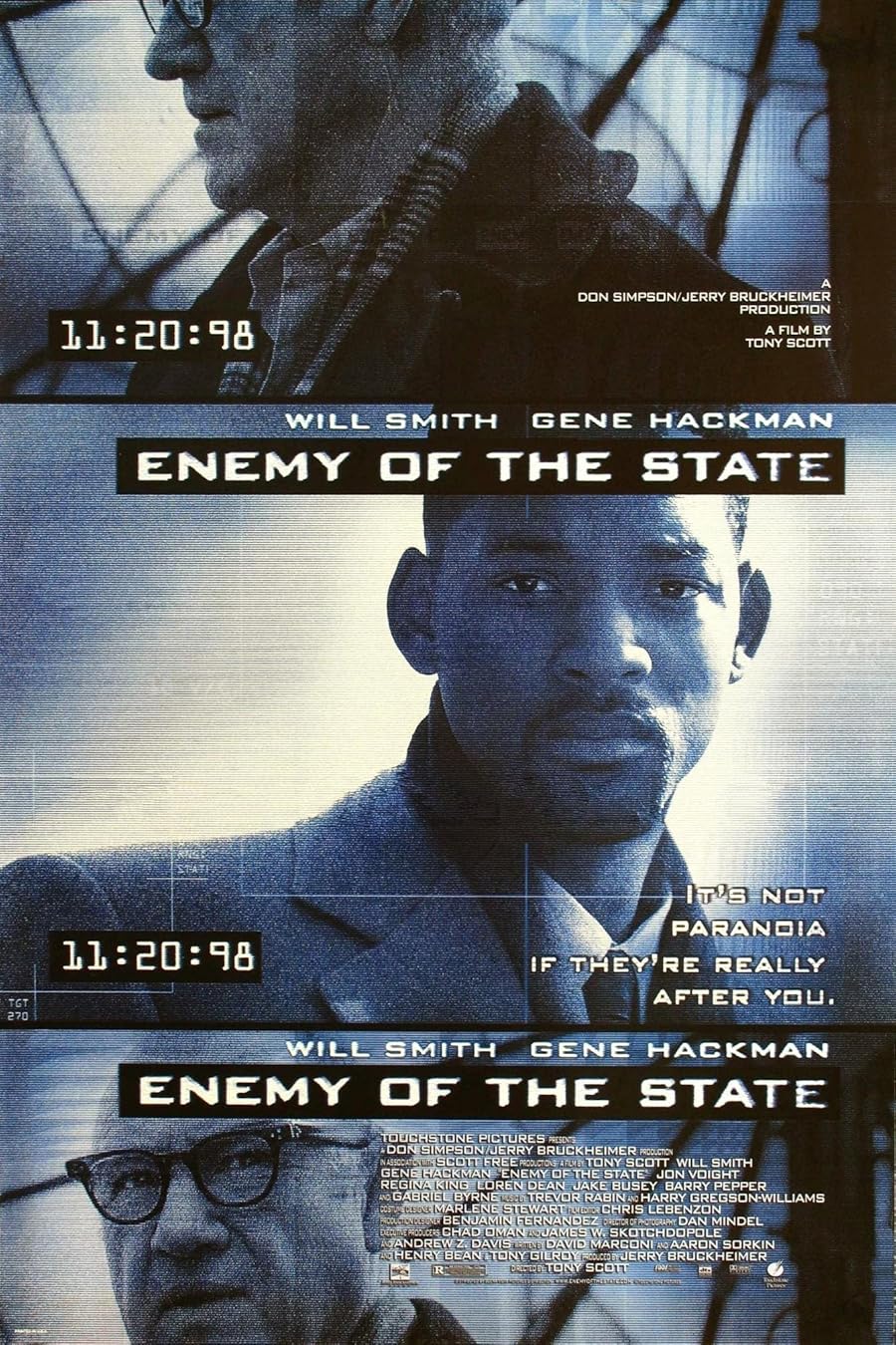 دانلود فیلم Enemy of the State 1998 با زیرنویس چسبیده